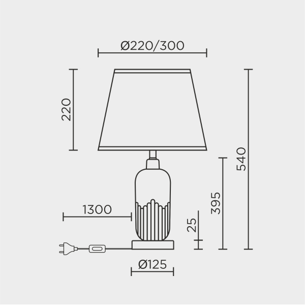 Настольный светильник MODELUX ML.6210.01TL WH