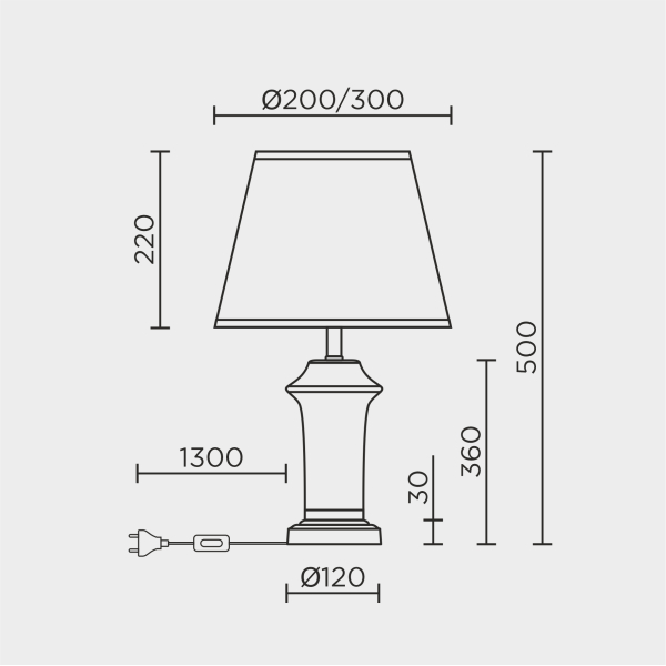 Настольный светильник MODELUX ML.6211.01TL WH
