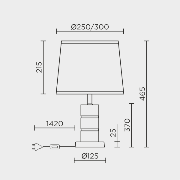 Настольный светильник MODELUX ML.5515.01TL BS
