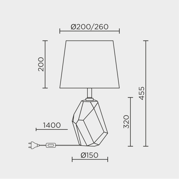 Настольный светильник MODELUX ML.6100.01TL