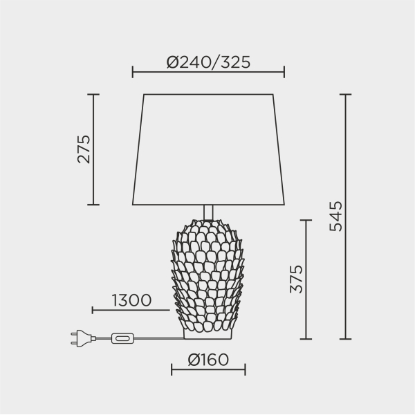 Настольный светильник MODELUX ML.6191.01TL WH
