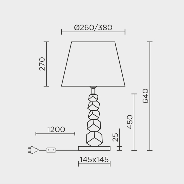 Настольный светильник MODELUX ML.5500.01TL BS-BK