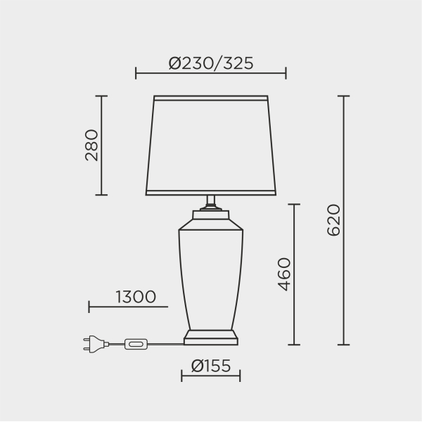 Настольный светильник MODELUX ML.6190.01TL BS