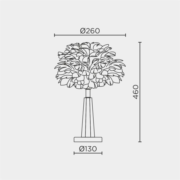 Настольный светильник MODESTYLE MS.110.01TL BD