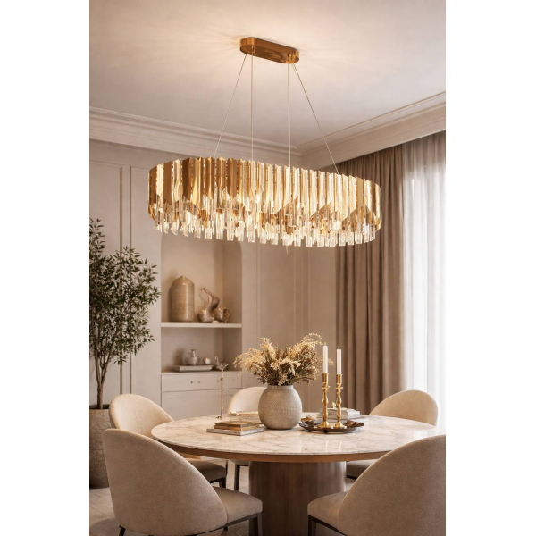 Подвесная люстра MODELUX ML.20208.10 GD