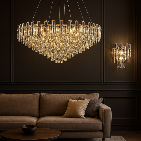 Подвесная люстра MODELUX ML.7088.1200R GD