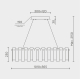 Подвесная люстра MODELUX ML.6995.1000 BS