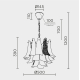 Подвесная люстра MODELUX premium ML.6777.7P GD