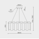 Подвесная люстра MODELUX ML.6995.600 BS