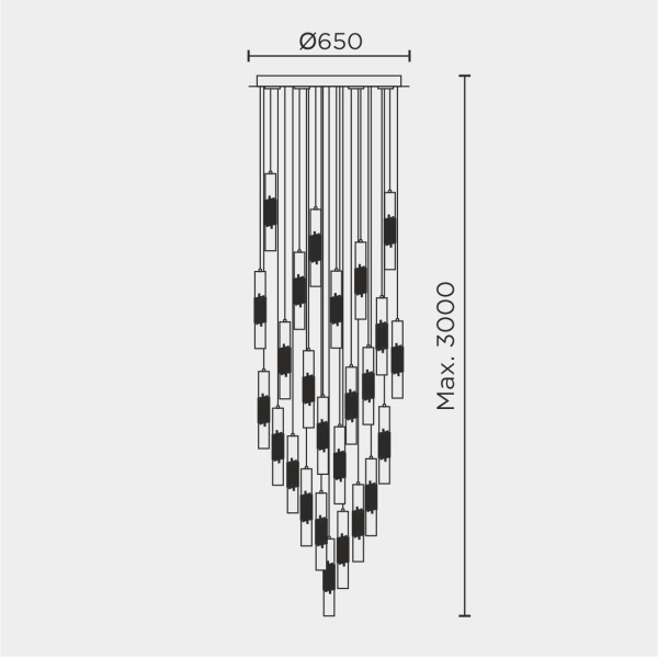 Подвесная люстра MODELUX ML.88987.28 CR