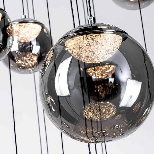 Подвесная люстра MODELUX ML.2338.25 BK-CR