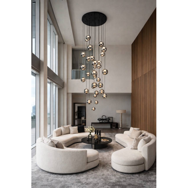 Подвесная люстра MODELUX ML.2338.25 BK-CR