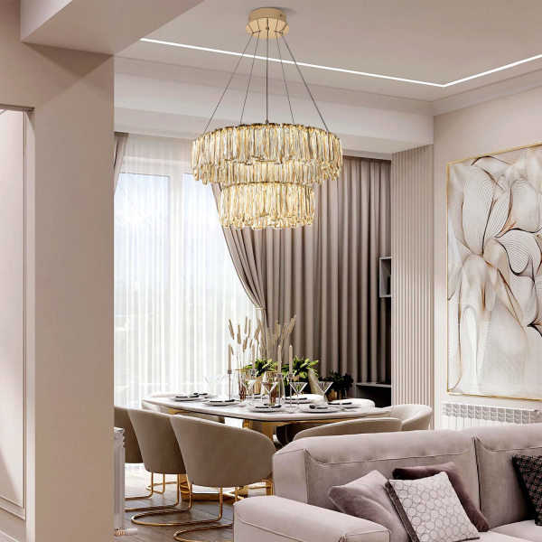 Подвесная люстра MODELUX ML.5550.800.500 CP