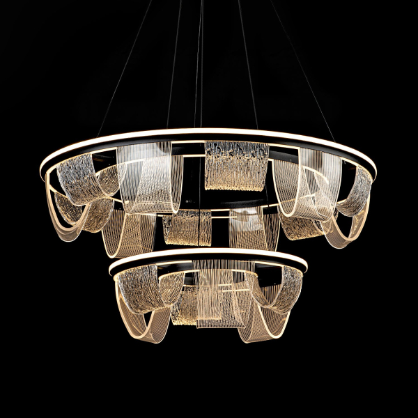 Подвесной cветильник LED4U L7706-800-460 BK