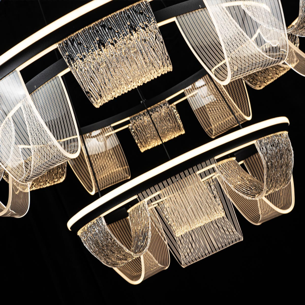 Подвесной cветильник LED4U L7706-800-460 BK