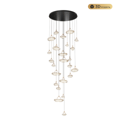 Подвесная люстра MODESTYLE MS.2326.25 BK