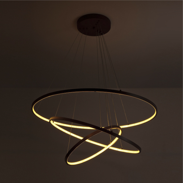 Подвесной светильник LED4U L5053-80-60-40 BR