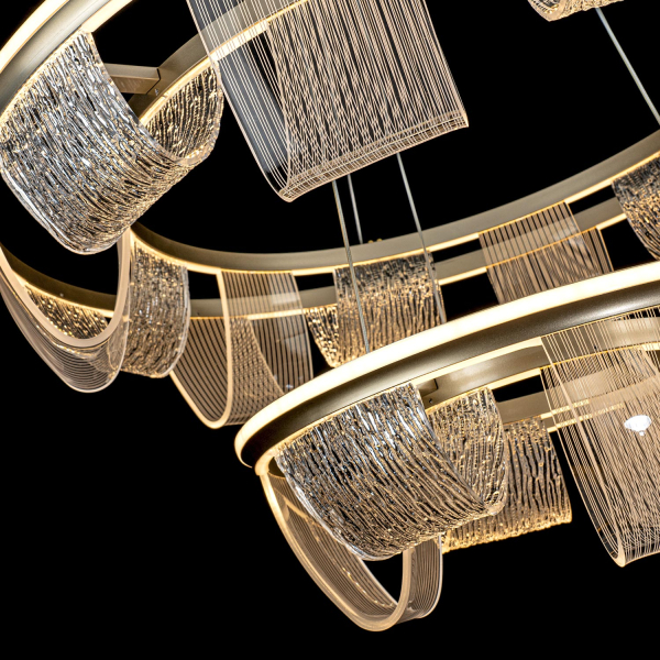 Подвесной cветильник LED4U L7706-800-460 GD