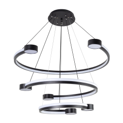 Подвесной светильник LED4U L7100-3 BK