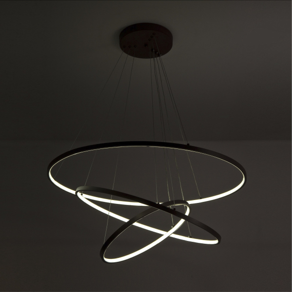 Подвесной светильник LED4U L5053-80-60-40 BR