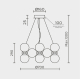 Подвесной светильник MODESTYLE MS.6117.16 BS