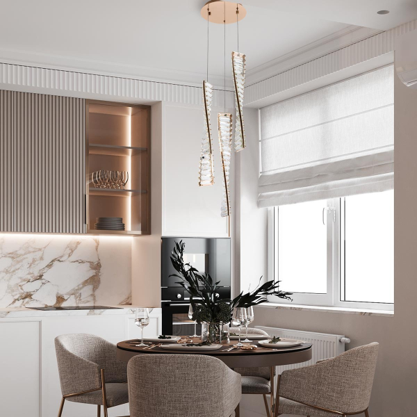 Подвесной светильник MODESTYLE MS.88910.3R GD