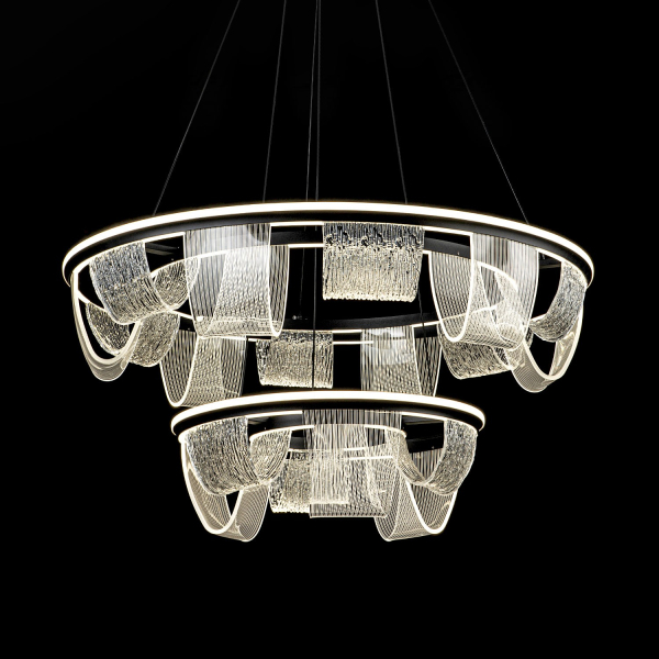 Подвесной cветильник LED4U L7706-800-460 BK