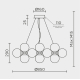 Подвесной светильник MODESTYLE MS.6117.24 BS