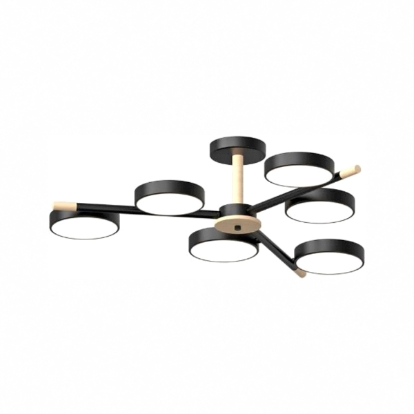 Потолочный cветильник LED4U L3208-800 BK