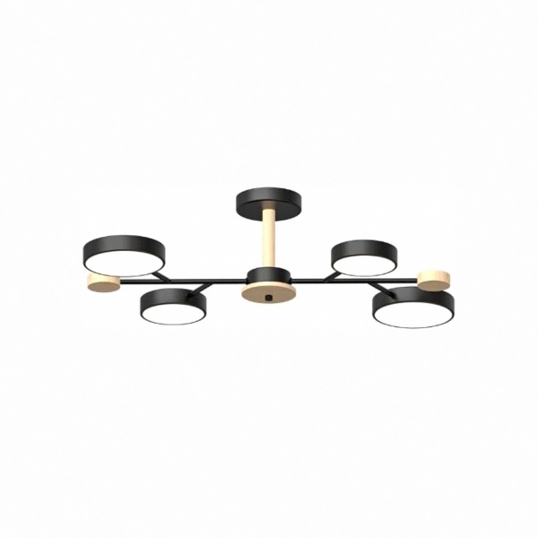 Потолочный cветильник LED4U L3213-670 BK