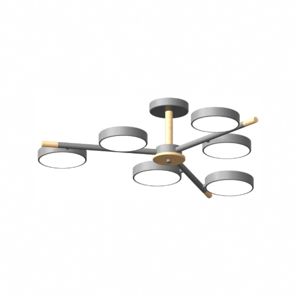 Потолочный cветильник LED4U L3208-800 GR