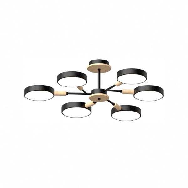 Потолочный cветильник LED4U L3218-740 BK