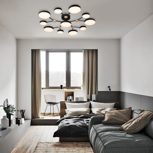 Потолочный светильник LED4U L3201-960 BK