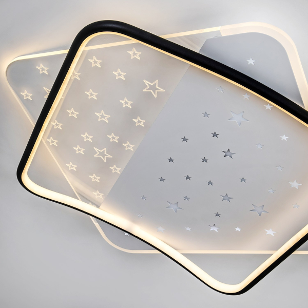 Потолочный светильник LED4U L1037-520 BK