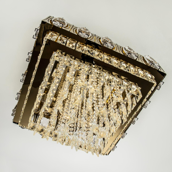 Потолочная люстра LED4U L9438-500-500 GD с функцией УД