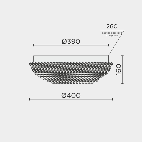 Потолочная люстра MODELUX ML.2320.400 CR