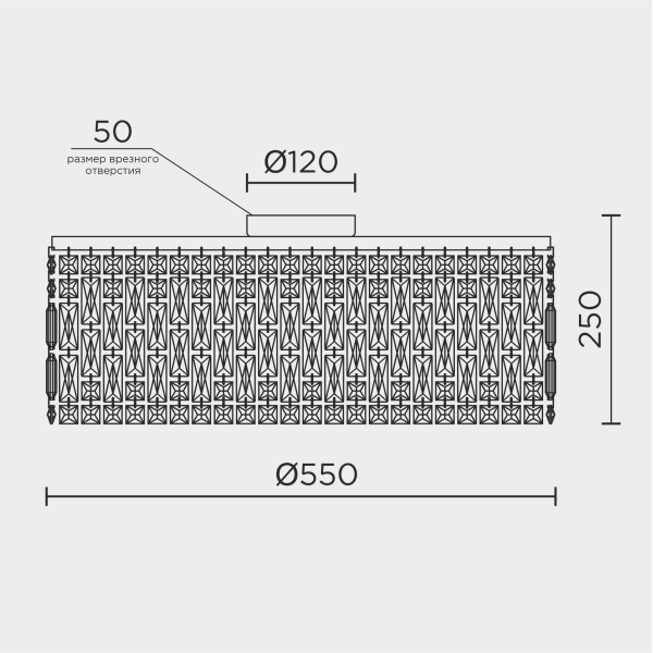 Потолочная люстра MODELUX ML.90343.9 CR