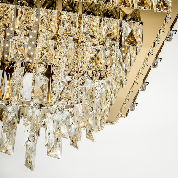 Потолочная люстра LED4U L9438-500-500 GD с функцией УД