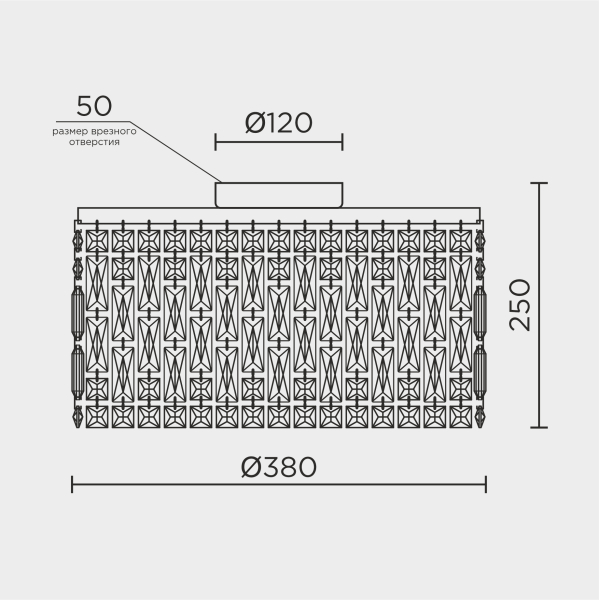 Потолочная люстра MODELUX ML.90343.5 CR